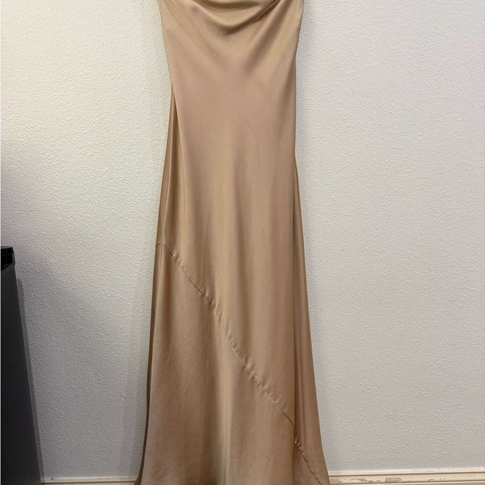 Show Me Your MuMu Gold Dress